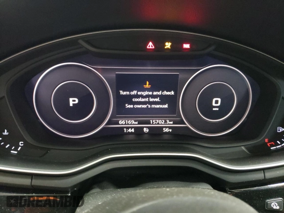 2019 Audi A5 Sportback Premium Plus with VIN WAUENCF53KA007031, listed as a Copart auction lot 43789944 with 66,169 mi miles. Bid and sale history available at carsss.com. Image 9.
