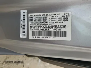 2013 Honda Odyssey LX z VIN 5FNRL5H22DB039777, wystawiony jako Copart lot #59398315 z przebiegiem 228 528 mil mil oraz Czysty tytuł • Clean title. Historia ofert i sprzedaży dostępna na DreamBid. Obrazek 13.