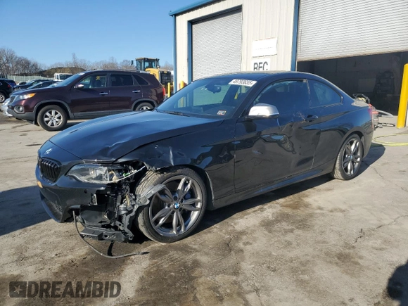 2015 BMW 2 Series M235i xDrive with VIN WBA1J9C58FVX98415, listed as a Copart auction lot 49793655 with 110,169 mi miles and Salvage Title. Bid and sale history available at DreamBid. Image 1.