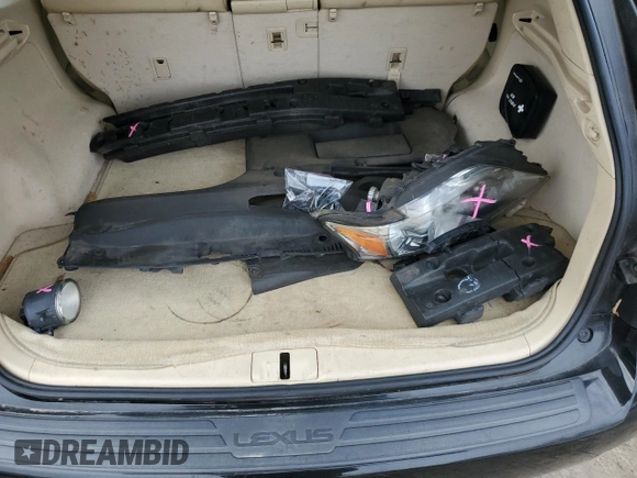 2012 Lexus RX 350 with VIN 2T2ZK1BA6CC082237, listed as a Copart auction lot 45843925 with 129,983 mi miles and Salvage Title. Bid and sale history available at DreamBid. Image 13.