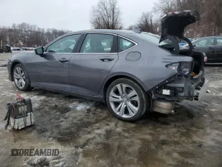 2021 Acura TLX w/Technology Package with VIN 19UUB6F48MA001374, listed as a Copart auction lot 44976495 with 31,888 mi miles and Salvage Title. Bid and sale history available at carsss.com. Image 2.