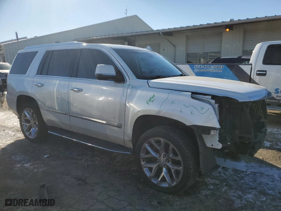 2017 Cadillac Escalade Luxury with VIN 1GYS4BKJ0HR115410, listed as a Copart auction lot 41447575 with 138,897 mi miles and Salvage Title. Bid and sale history available at carsss.com. Image 4.