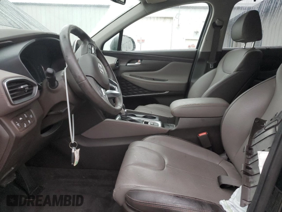 2019 Hyundai Santa Fe Limited with VIN 5NMS5CAD3KH081074, listed as a Copart auction lot 43545055 with 18,649 mi miles and Salvage Title. Bid and sale history available at carsss.com. Image 7.