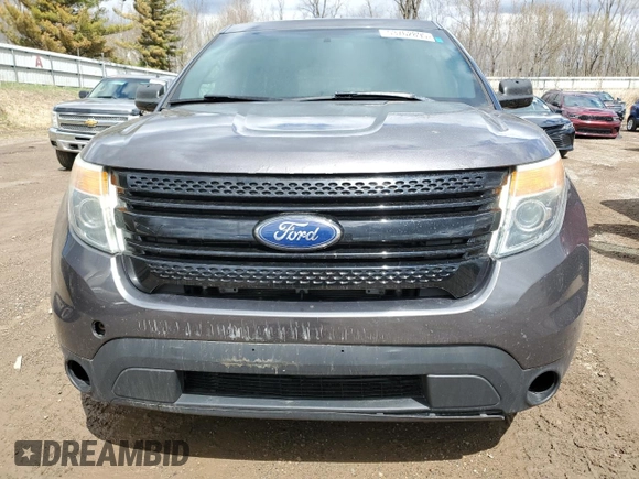 2015 Ford Utility Police Interceptor with VIN 1FM5K8AR9FGB61356, listed as a Copart auction lot 53762895 with 163,215 mi miles and Clean Title. Bid and sale history available at carsss.com. Image 5.
