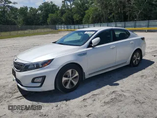 2015 Kia Optima Hybrid with VIN KNAGM4AD6F5082563, listed as a Copart auction lot 55150765 with 191,193 mi miles and Clean Title. Bid and sale history available at carsss.com. Image 1.