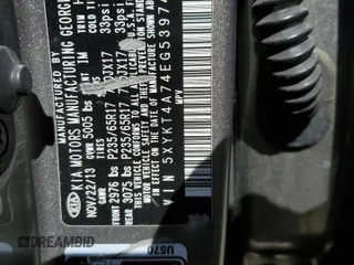 2014 Kia Sorento LX with VIN 5XYKT4A74EG539743, listed as a Copart auction lot 47285675 with 105,956 mi miles and Salvage Title. Bid and sale history available at carsss.com. Image 13.