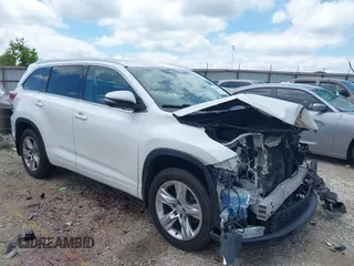 2015 Toyota Highlander Limited with VIN 5TDDKRFH0FS154646, listed as a IAAI auction lot 42362431 with 138,245 mi miles and . Bid and sale history available at DreamBid. Image 1.