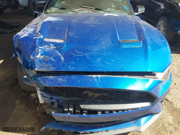 2022 Ford Mustang EcoBoost with VIN 1FA6P8TH5N5140485, listed as a IAAI auction lot 41744879 with 25,348 mi miles. Bid and sale history available at carsss.com. Image 6.