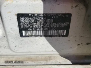 2021 Subaru WRX with VIN JF1VA1A6XM9812456, listed as a Copart auction lot 87105024 with 78,224 mi miles and Salvage Title. Bid and sale history available at carsss.com. Image 15.
