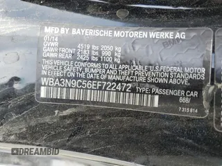 2014 BMW 4 Series 428i xDrive z VIN WBA3N9C56EF722472, wystawiony jako Copart lot #59873185 z przebiegiem 129 926 mil mil oraz Szkoda całkowita • Salvage title. Historia ofert i sprzedaży dostępna na DreamBid. Obrazek 12.