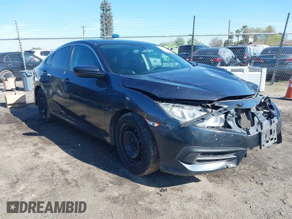 2017 Honda Civic Sedan LX with VIN 2HGFC2F57HH568416, listed as a IAAI auction lot 41812251 with 160,936 mi miles. Bid and sale history available at carsss.com. Image 13.