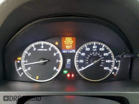 2015 Acura RDX Tech Pkg with VIN 5J8TB3H55FL003879, listed as a Copart auction lot 44137335 with 116,016 mi miles and Clean Title. Bid and sale history available at carsss.com. Image 9.