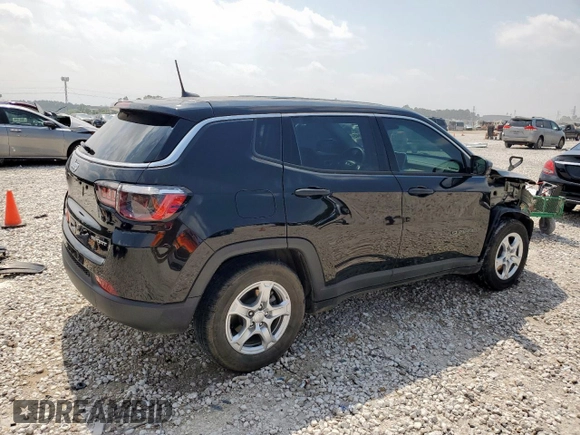 2022 Jeep Compass Sport with VIN 3C4NJCAB9NT139431, listed as a Copart auction lot 57057945 with 50,472 mi miles and Salvage title. Bid and sale history available at DreamBid. Image 3.