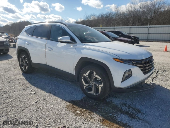 2023 Hyundai Tucson Hybrid Limited with VIN KM8JECA13PU112868, listed as a Copart auction lot 41788075 with 28,198 mi miles and Salvage Title. Bid and sale history available at carsss.com. Image 4.
