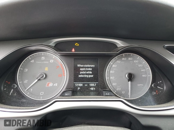 2015 Audi S4 Premium Plus with VIN WAUBGAFLXFA099017, listed as a Copart auction lot 42758243 with 121,904 mi miles. Bid and sale history available at carsss.com. Image 9.