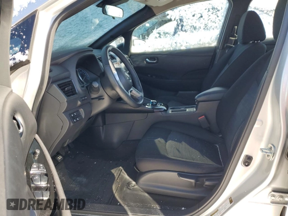 2020 Nissan LEAF SV Plus with VIN 1N4BZ1CP0LC309828, listed as a Copart auction lot 89184875 with Not Provided miles and Salvage Title. Bid and sale history available at DreamBid. Image 7.