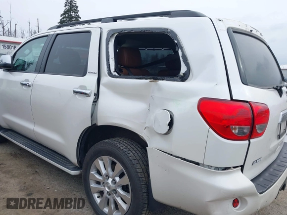 2017 Toyota Sequoia Platinum with VIN 5TDDY5G11HS150228, listed as a IAAI auction lot 41756057 with 57,727 mi miles. Bid and sale history available at carsss.com. Image 6.
