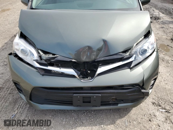 2019 Toyota Sienna LE Auto Access Seat with VIN 5TDKZ3DC8KS017634, listed as a Copart auction lot 52902315 with 109,184 mi miles and Salvage title. Bid and sale history available at DreamBid. Image 13.