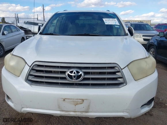 2009 Toyota Highlander with VIN JTEDS41A192085373, listed as a IAAI auction lot 41251958 with 343,397 mi miles. Bid and sale history available at carsss.com. Image 6.