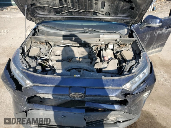2019 Toyota RAV4 XLE with VIN 2T3P1RFV5KW055822, listed as a Copart auction lot 48483075 with 60,619 mi miles and Salvage Title. Bid and sale history available at DreamBid. Image 13.