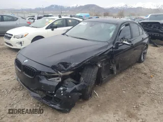 2015 BMW 3 Series 328i xDrive with VIN WBA3B3G58FNT68543, listed as a Copart auction lot 55594725 with 86,909 mi miles and Salvage title. Bid and sale history available at DreamBid. Image 1.