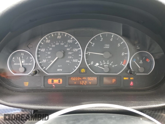 2004 BMW 3 Series 330Ci with VIN WBABD53414PL10967, listed as a Copart auction lot 53732735 with 156,594 mi miles and Clean title. Bid and sale history available at DreamBid. Image 9.