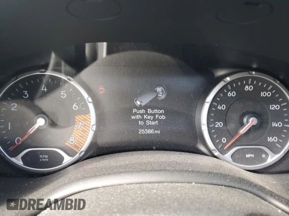 2021 Jeep Renegade Limited with VIN ZACNJDD14MPN32054, listed as a Copart auction lot 50435325 with 25,389 mi miles and Salvage title. Bid and sale history available at DreamBid. Image 9.