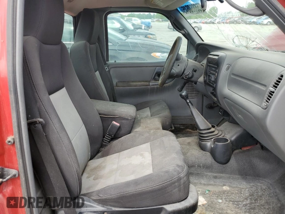 2004 Ford Ranger XL with VIN 1FTYR10U44PB50580, listed as a Copart auction lot 56860645 with Not Provided miles and Non Repairable. Bid and sale history available at DreamBid. Image 8.
