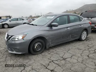 2019 Nissan Sentra S with VIN 3N1AB7AP6KY447964, listed as a Copart auction lot 59334575 with 105,252 mi miles and Salvage title. Bid and sale history available at DreamBid. Image 1.