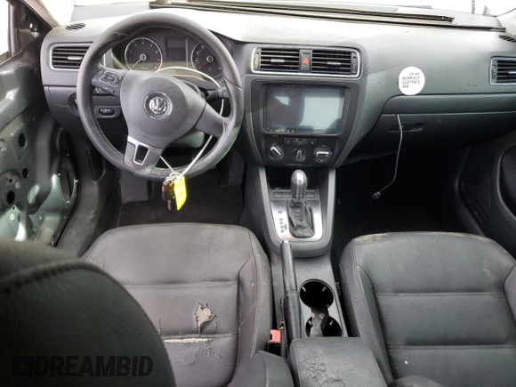 2012 Volkswagen Jetta SE with VIN 3VWDX7AJ5CM344631, listed as a Copart auction lot 49895435 with 176,922 mi miles and Salvage title. Bid and sale history available at DreamBid. Image 8.