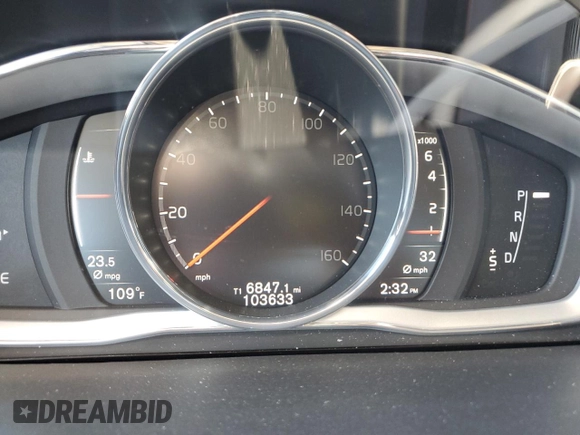 2018 Volvo S60 Dynamic with VIN YV126MFLXJ2450531, listed as a Copart auction lot 67108144 with 103,633 mi miles and Salvage Title. Bid and sale history available at carsss.com. Image 9.