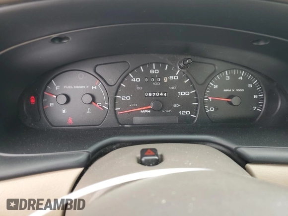 2001 Mercury Sable LS with VIN 1MEFM53U21G623749, listed as a Copart auction lot 72206684 with 97,044 mi miles and Salvage title. Bid and sale history available at DreamBid. Image 9.