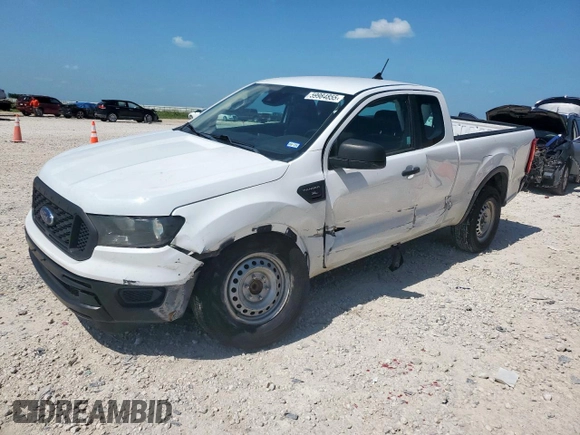 2021 Ford Ranger XL with VIN 1FTER1EH1MLD55487, listed as a Copart auction lot 59984855 with 89,474 mi miles and Clean title. Bid and sale history available at DreamBid. Image 1.