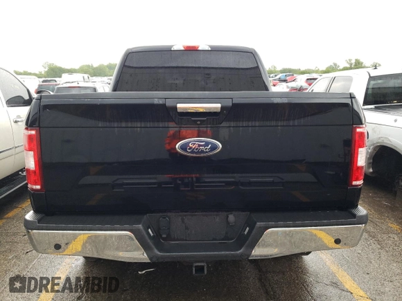 2018 Ford F-150 XL with VIN 1FTEW1E59JFA28618, listed as a Copart auction lot 56307174 with 114,609 mi miles and Salvage Title. Bid and sale history available at carsss.com. Image 6.