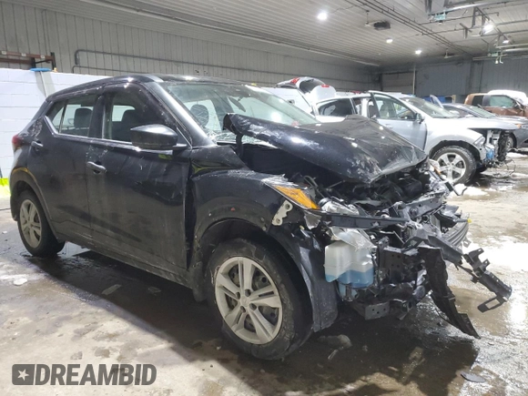 2021 Nissan Kicks S with VIN 3N1CP5BV5ML539143, listed as a Copart auction lot 45693805 with 34,537 mi miles and Salvage title. Bid and sale history available at DreamBid. Image 4.