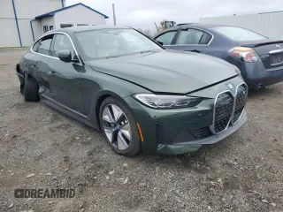 2023 BMW i4 eDrive35 with VIN WBY43AW05PFR41603, listed as a Copart auction lot 51033704 with 4,997 mi miles. Bid and sale history available at carsss.com. Image 4.