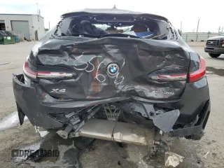 2022 BMW X4 xDrive30i with VIN 5UX33DT04N9K26566, listed as a Copart auction lot 53396153 with 17,595 mi miles. Bid and sale history available at carsss.com. Image 6.