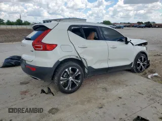 2020 Volvo XC40 Inscription with VIN YV4AC2HL9L2244158, listed as a Copart auction lot 56602255 with 51,977 mi miles and Salvage title. Bid and sale history available at DreamBid. Image 3.