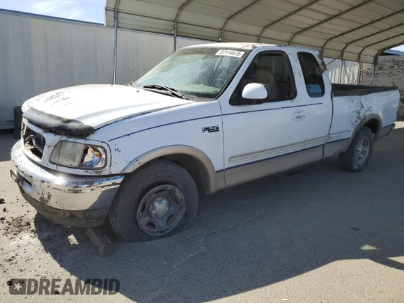 1997 Ford F-150 with VIN 1FTDX17W0VKC53263, listed as a Copart auction lot 57114475 with 220,496 mi miles and Non repairable. Bid and sale history available at DreamBid. Image 1.
