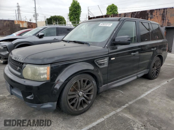 2011 Land Rover Range Rover Sport HSE LUX with VIN SALSK2D49BA265405, listed as a Copart auction lot 53923315 with 212,544 mi miles and Clean Title. Bid and sale history available at carsss.com. Image 1.