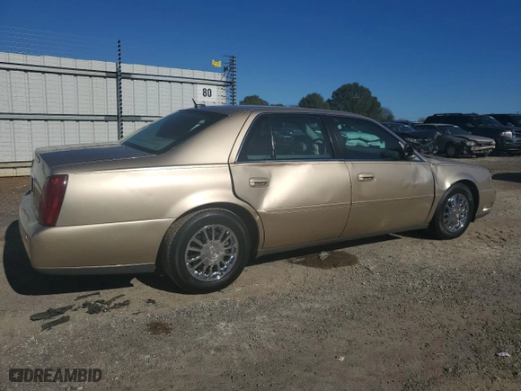 2005 Cadillac DeVille DHS with VIN 1G6KE57Y45U121085, listed as a Copart auction lot 80336744 with 115,068 mi miles and Salvage Title. Bid and sale history available at carsss.com. Image 3.