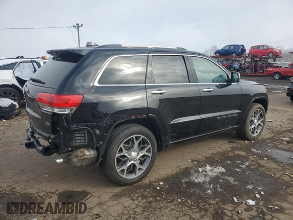 2020 Jeep Grand Cherokee Overland with VIN 1C4RJFCG9LC218943, listed as a Copart auction lot 44922295 with 50,674 mi miles and Salvage Title. Bid and sale history available at carsss.com. Image 3.