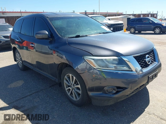2014 Nissan Pathfinder SL z VIN 5N1AR2MM9EC714794, wystawiony jako IAAI lot #42294443 z przebiegiem 162 213 mil mil oraz . Historia ofert i sprzedaży dostępna na DreamBid. Obrazek 1.