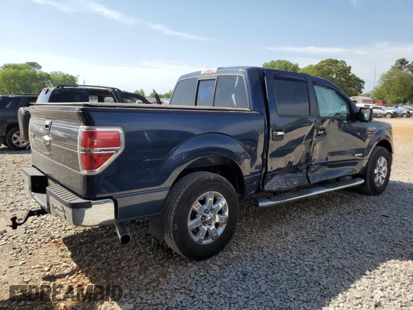 2013 Ford F-150 XL with VIN 1FTFW1CT7DKG40902, listed as a Copart auction lot 53817995 with 134,023 mi miles and Salvage Title. Bid and sale history available at carsss.com. Image 3.