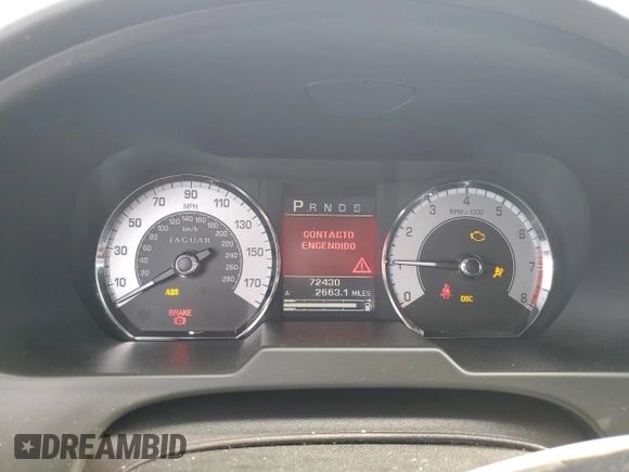 2011 Jaguar XF Premium with VIN SAJWA0GB7BLS11102, listed as a Copart auction lot 55853645 with 72,430 mi miles and Salvage title. Bid and sale history available at DreamBid. Image 9.