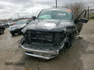 2018 Ram 1500 SLT with VIN 1C6RR7GG1JS307537, listed as a Copart auction lot 46714854 with Not provided miles and Salvage title. Bid and sale history available at DreamBid. Image 12.