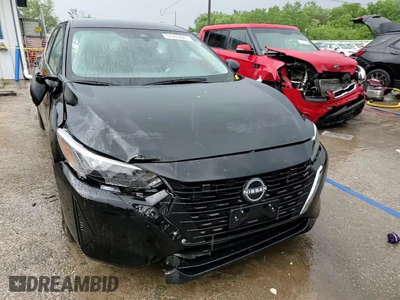 2024 Nissan Sentra SV with VIN 3N1AB8CV7RY362241, listed as a Copart auction lot 57990825 with 6,214 mi miles and Salvage title. Bid and sale history available at DreamBid. Image 13.
