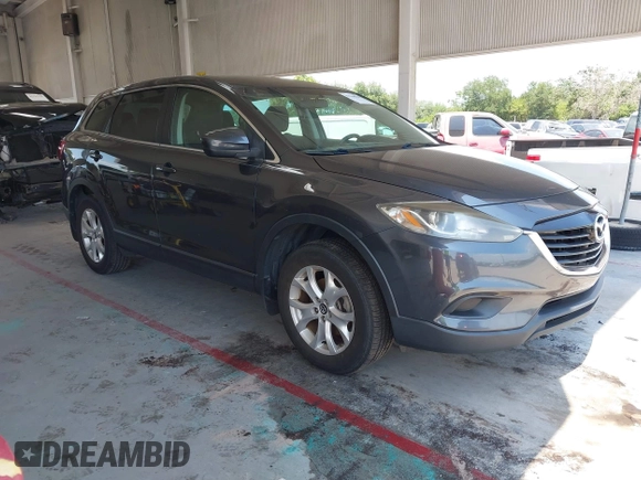 2013 Mazda CX-9 Sport with VIN JM3TB2BAXD0407958, listed as a IAAI auction lot 42346949 with 132,855 mi miles and . Bid and sale history available at DreamBid. Image 1.