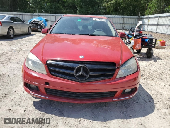 2010 Mercedes-Benz C 300 Sport with VIN WDDGF5EB5AR111523, listed as a Copart auction lot 61776455 with Not provided miles and Salvage title. Bid and sale history available at DreamBid. Image 5.
