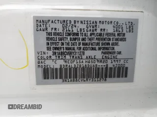 2024 Nissan Sentra SV z VIN 3N1AB8CV6RY311278, wystawiony jako Copart lot #55789685 z przebiegiem 13 029 mil mil oraz Szkoda całkowita • Salvage title. Historia ofert i sprzedaży dostępna na DreamBid. Obrazek 12.